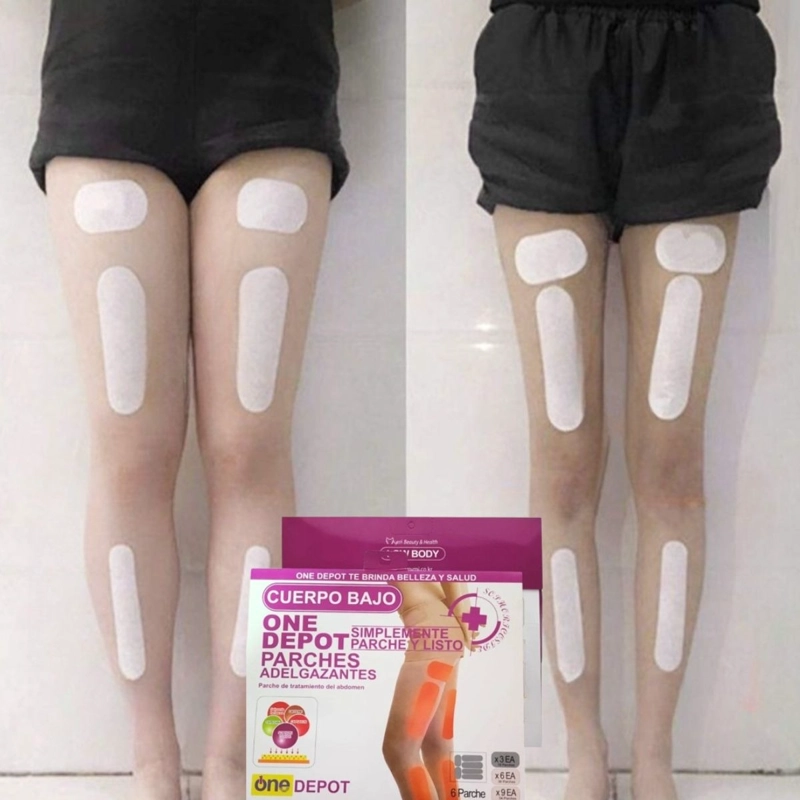 PARCHE ADELGAZANTE REDUCTOR CUERPO BAJO INTENSIVA 5 PACK JHN - 9