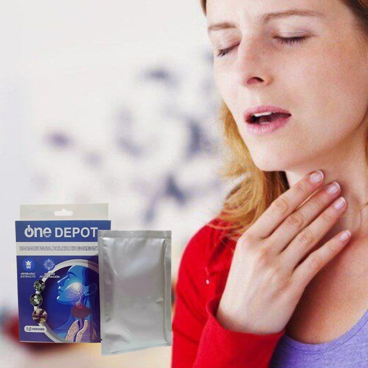 PARCHE HERBAL TOS DOLOR GARGANTA ALIVIO DURADERO 6 PACK JHN - 4
