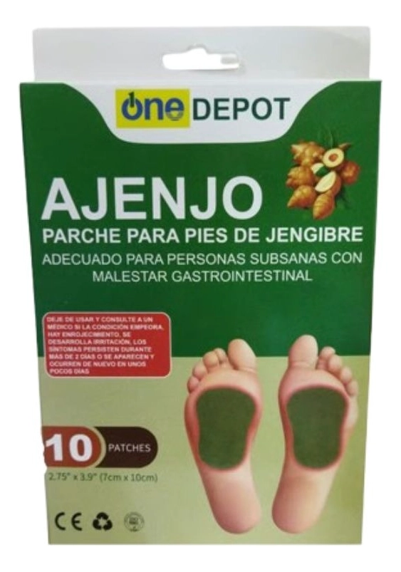 PARCHES AJENJO PIES DESINTOXICANTES RELAJANTES 7 PACK JHN - 1