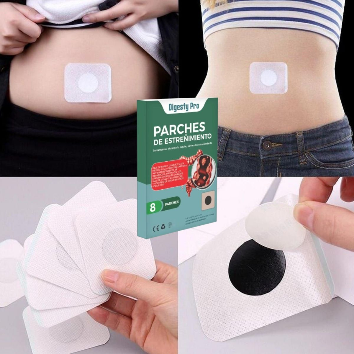 PARCHES ALIVIO ESTREÑIMIENTO DIGESTIÓN EFICAZ 9 PACK JHN - 4