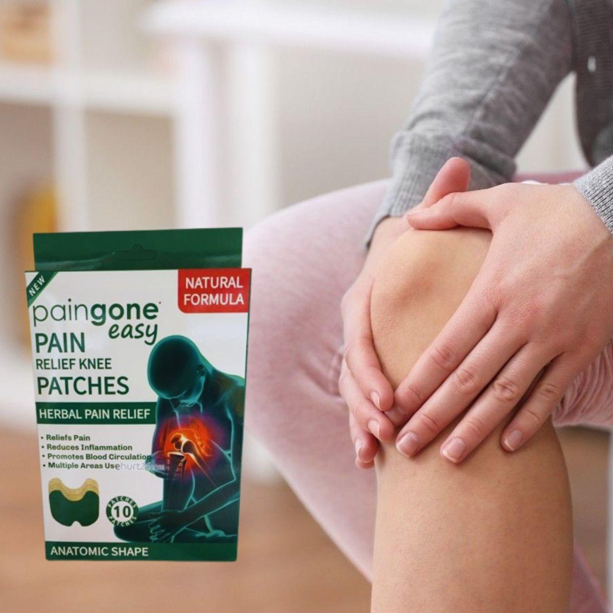 PARCHES ALIVIO INSTANTÁNEO DOLOR RODILLAS 7 PACK JHN - 4