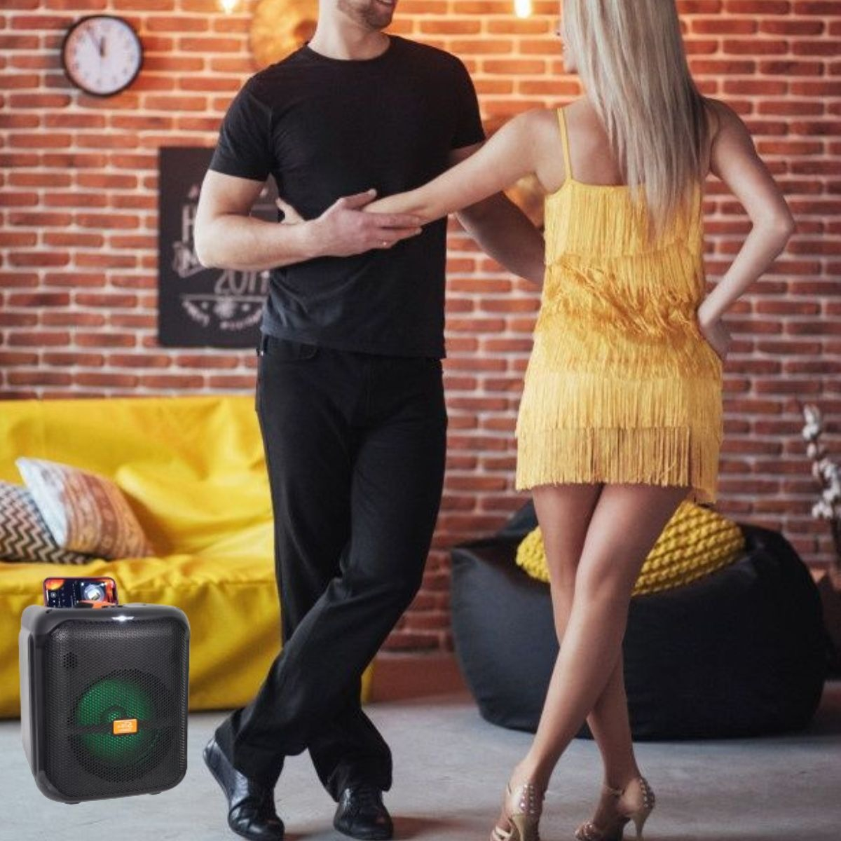 ALTAVOZ PORTÁTIL SONIDO POTENTE DISEÑO RESISTENTE JHN - 5