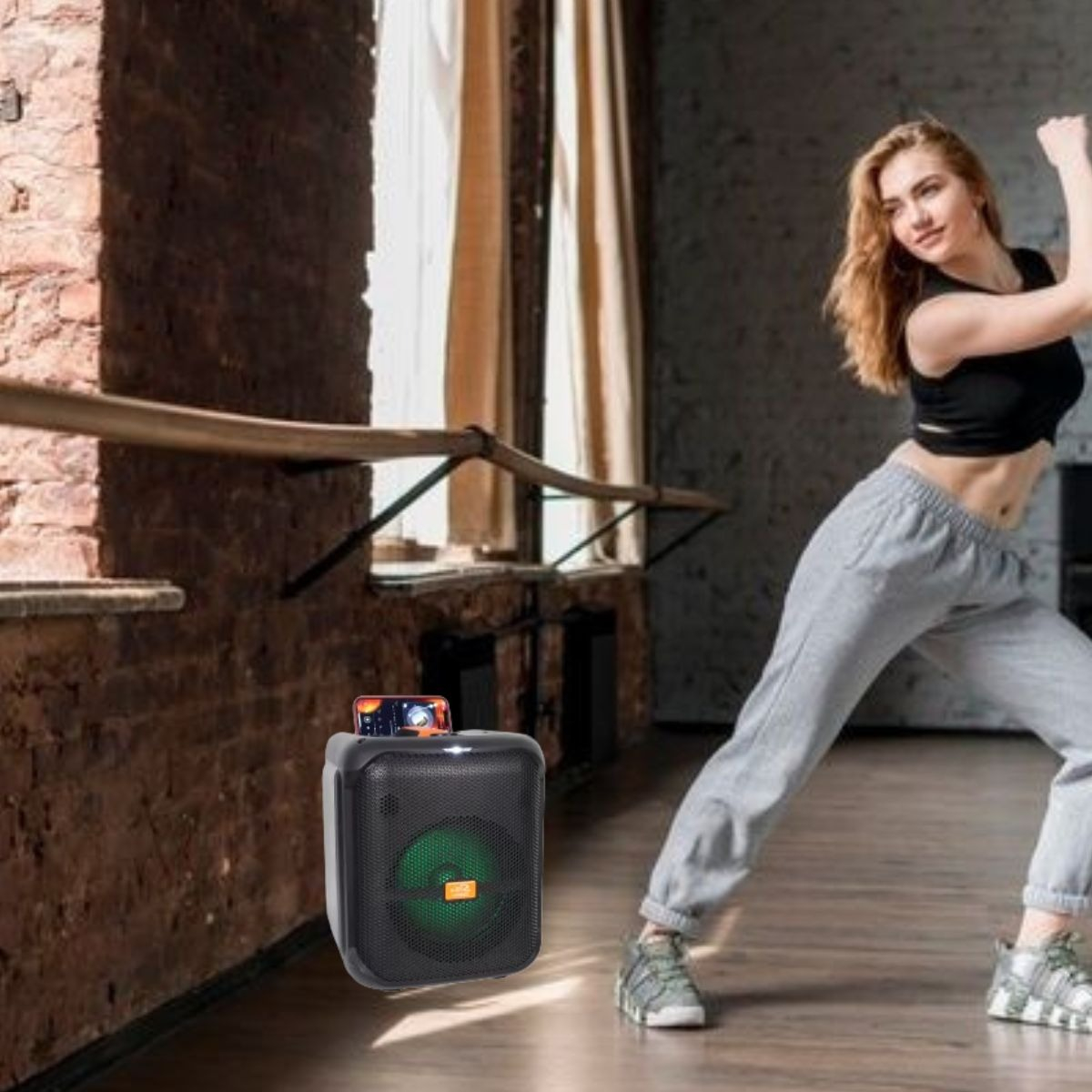 ALTAVOZ PORTÁTIL SONIDO POTENTE DISEÑO RESISTENTE JHN - 6