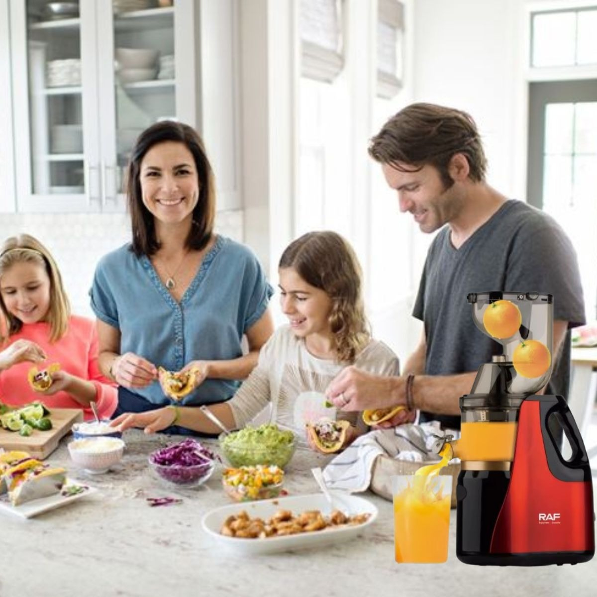 EXPRIMIDOR PRENSADO FRÍO EXTRACTOR JUGO LENTA JHN - 3