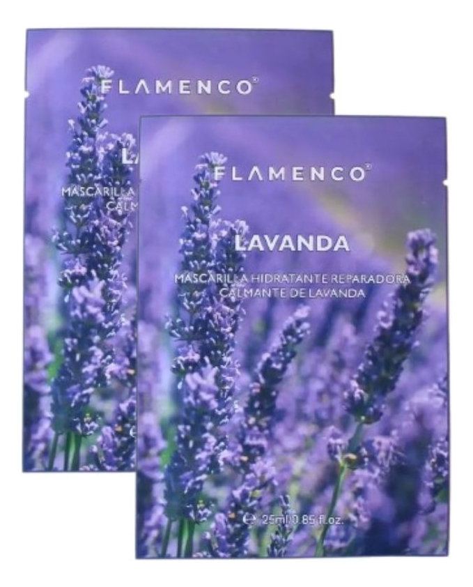 SET 3 MASCARILLAS FACIAL ANTIMANCHAS HIDRATANTE LAVANDA LAU - 1