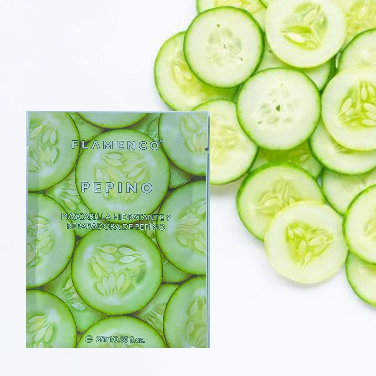 SET 3 MASCARILLA FACIAL HIDRATANTE DE PEPINO FRESCURA LAU - 1
