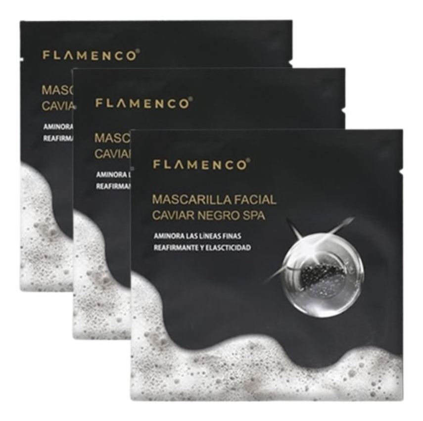 SET 4 MASCARILLA FACIAL REAFIRMA CAVIAR NEGRO NUTRICIÓN LAU - 2