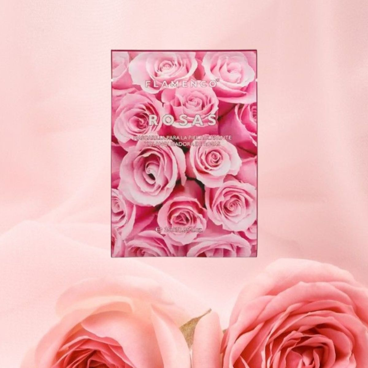 SET 3 MASCARILLA FACIAL ACLARANTE BLANQUEADORA ROSAS LAU - 4