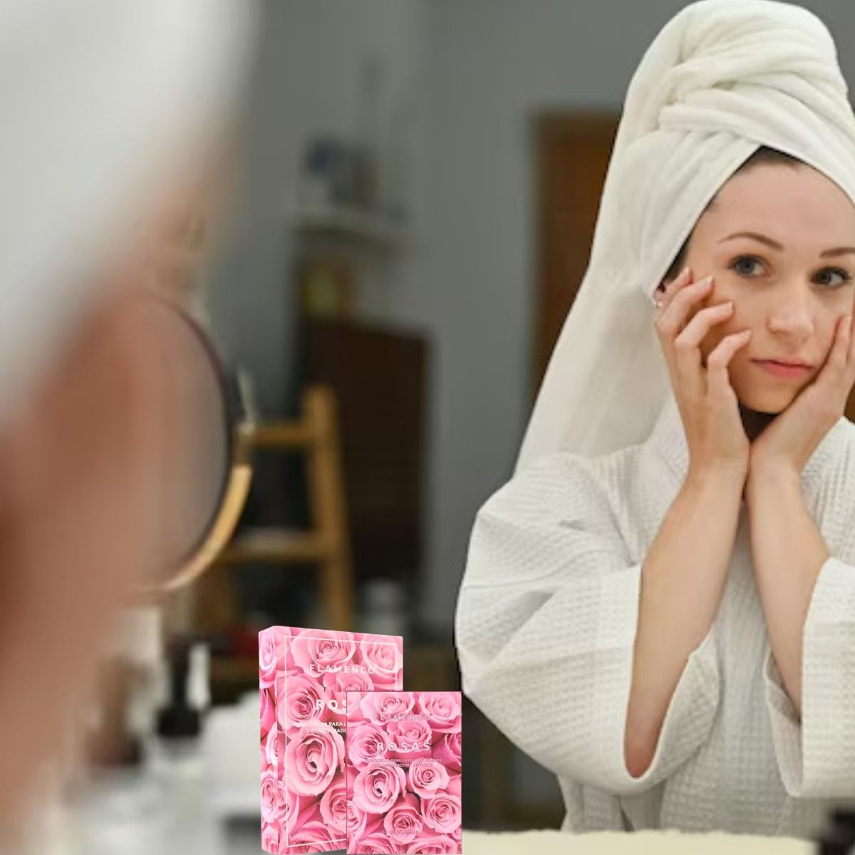 SET 3 MASCARILLA FACIAL ACLARANTE BLANQUEADORA ROSAS LAU - 7