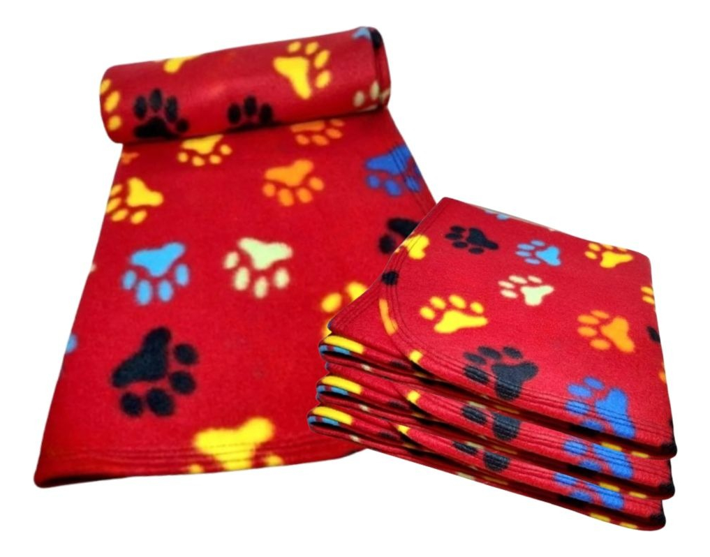 SET 3 MANTAS  PARA MASCOTAS SUAVES PERRO GATOS 100X70CM LAU - 3