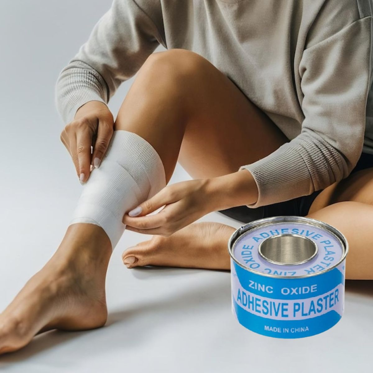 SET 4 CINTAS ADHESIVA 2,5 CM CURAS USO MEDICO DEPORTIVO LAU - 8