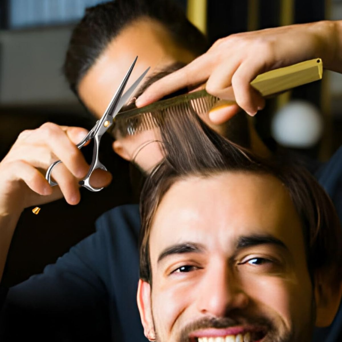 SET 3 TIJERAS PROFESIONALES CORTE CABELLO COMODA LAU - 6