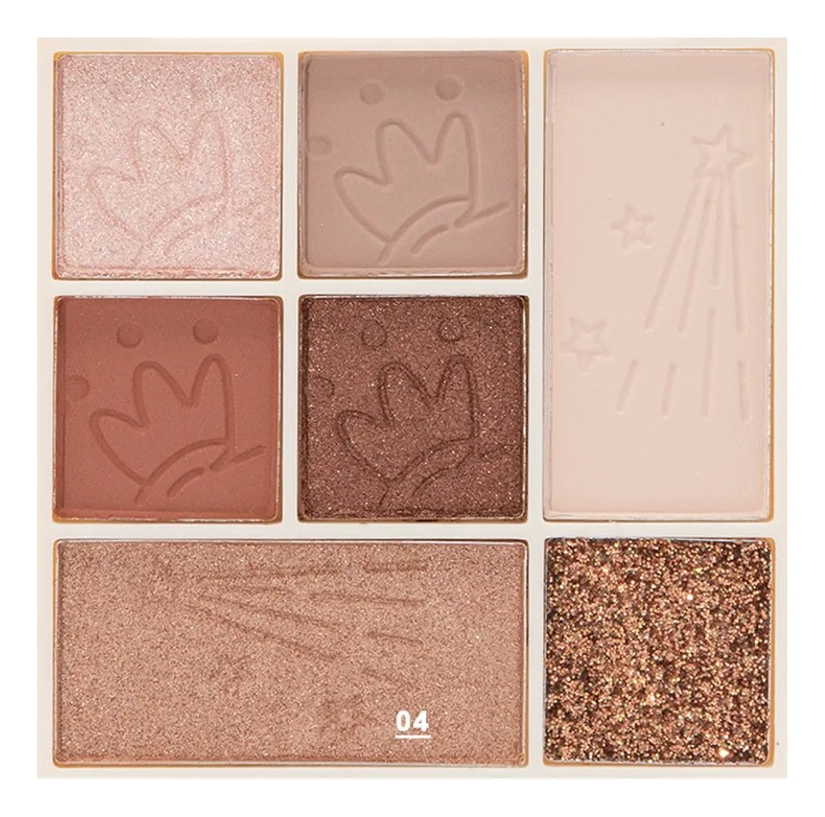 SET 3 SOMBRA OJOS PALETA MULTIFUNCIONAL POLVO 6 COLORES JHN - 2