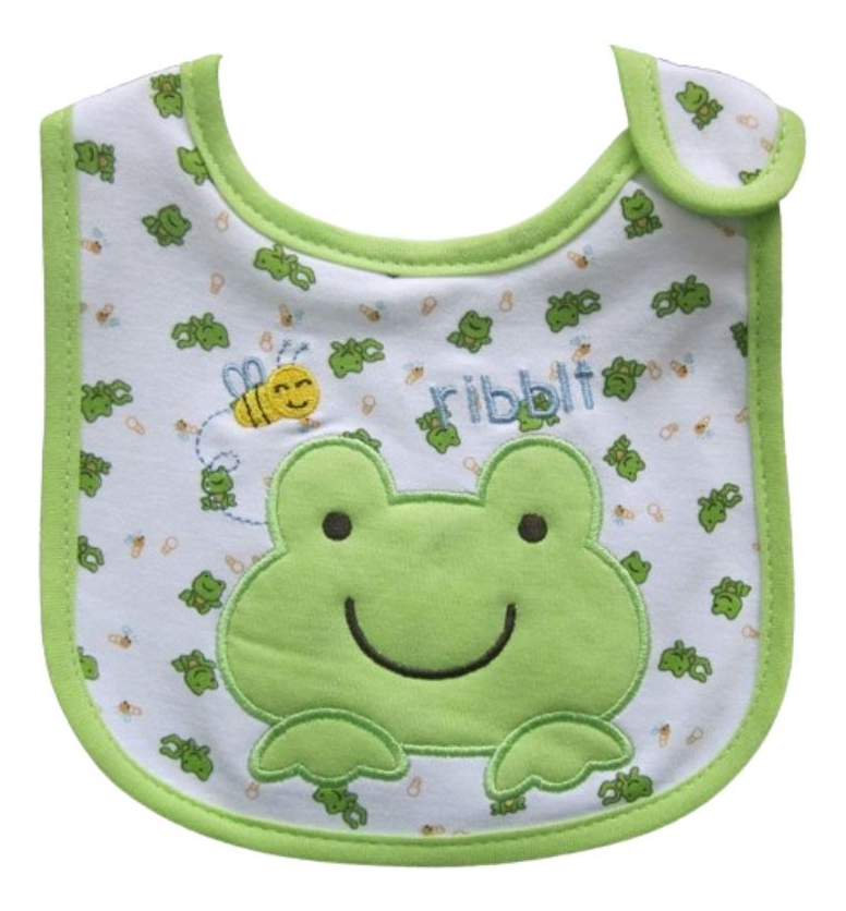 SET 8 BABEROS IMPERMEABLES BEBE MODERNO DIVERTIDO LAU - 1