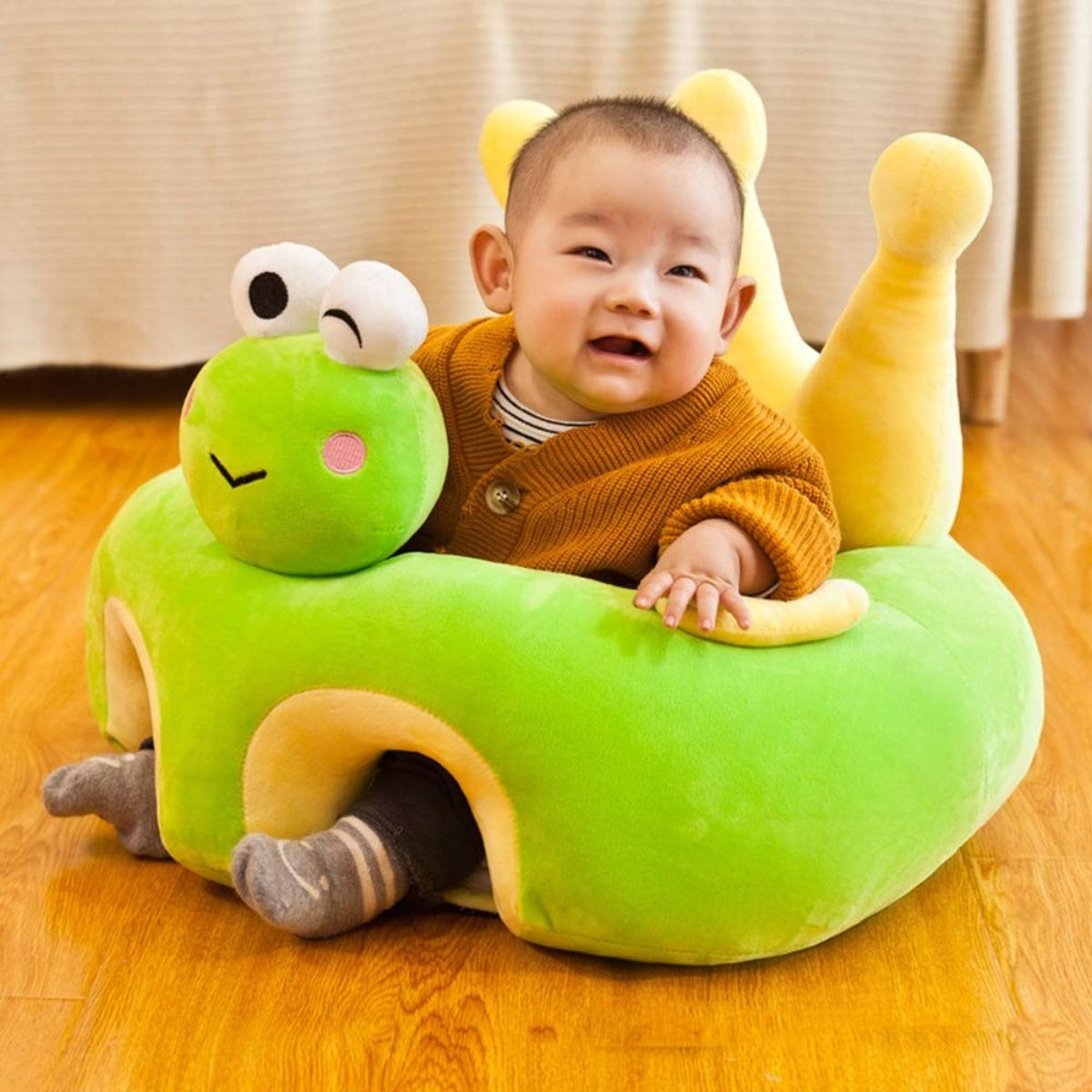 SILLA DE APOYO APRENDIZAJE ERGONOMICO FELPA SUAVE BEBE LAU - 7