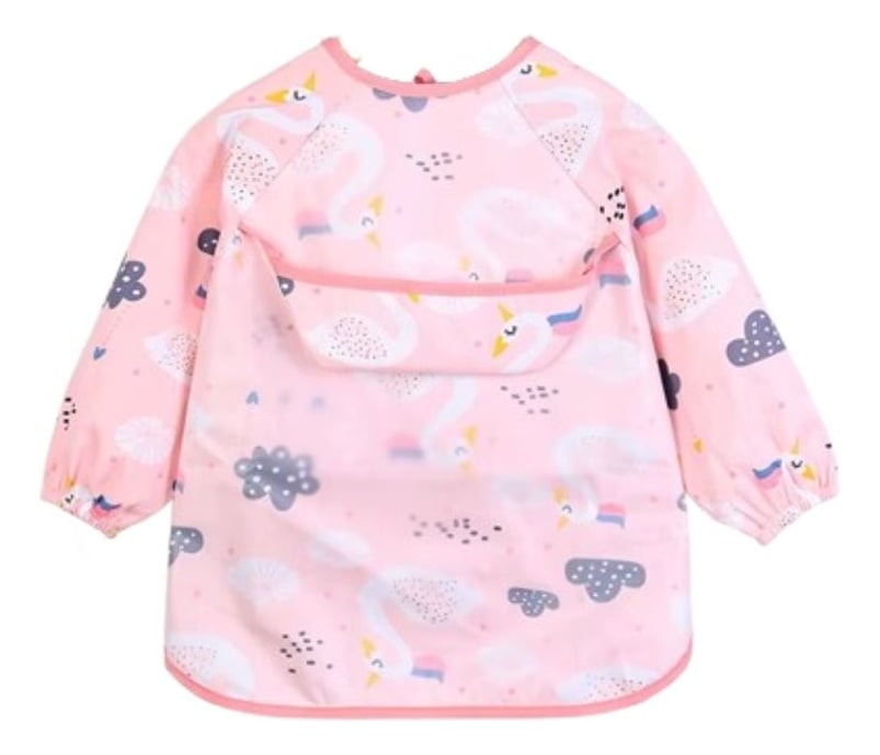 SET 2 BABEROS CON MANGAS IMPERMEABLE PINTURA NIÑO NIÑO LAU - 1