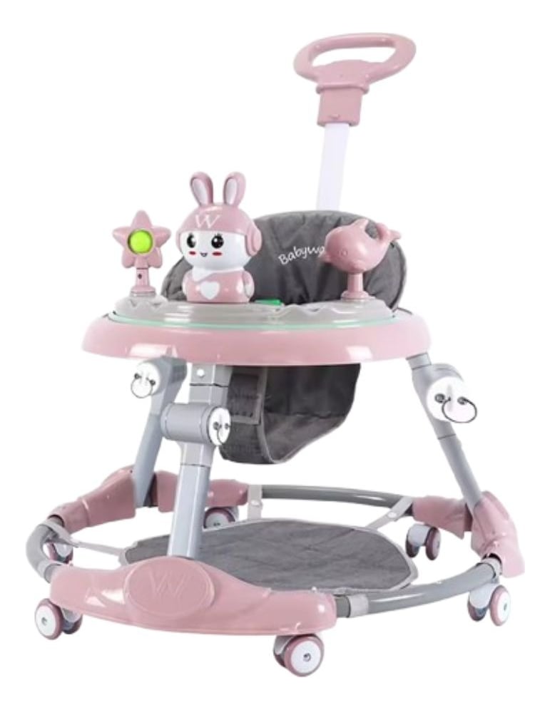 ANDADOR PARA BEBE CON MANIJA EMPUJE SEGURO ANTIVUELCO LAU - 3