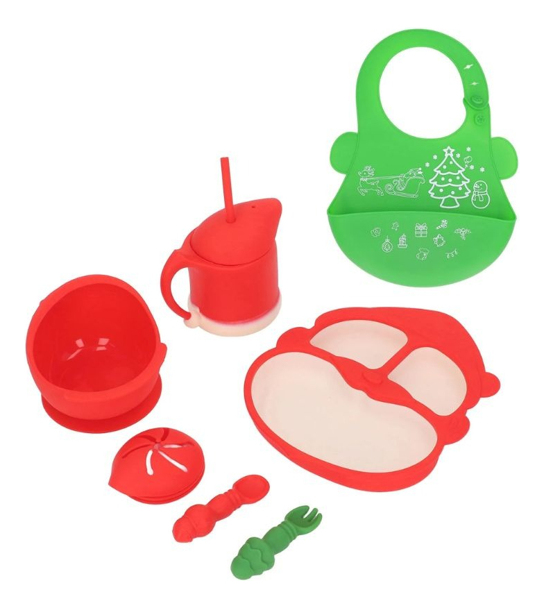 SET DE ALIMENTACION COMPLETO PLASTICO EDICION NAVIDAD LAU - 1