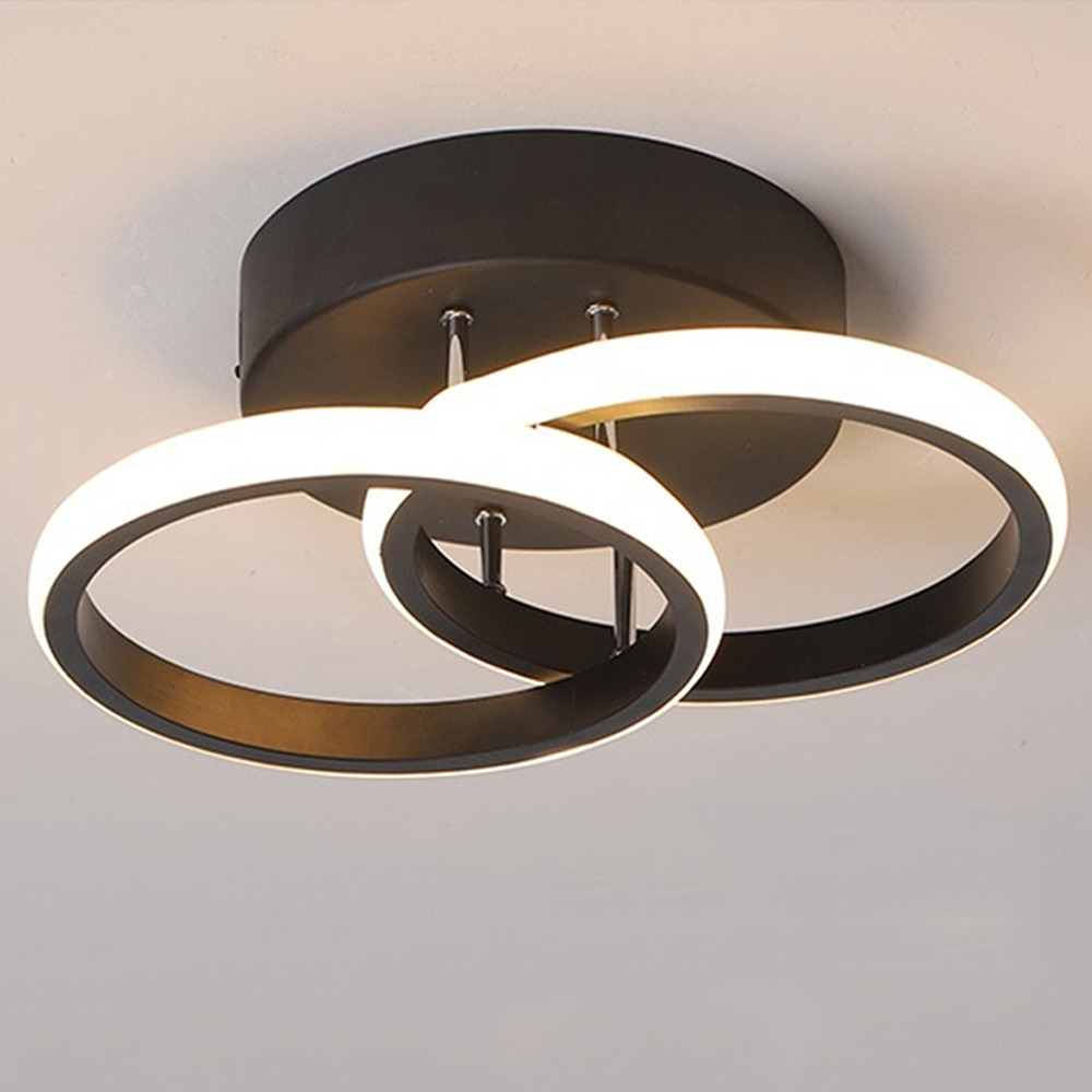LAMPARA TECHO PLAFON CIRCULAR LED PASILLO BAÑO HOGAR LAU - 9