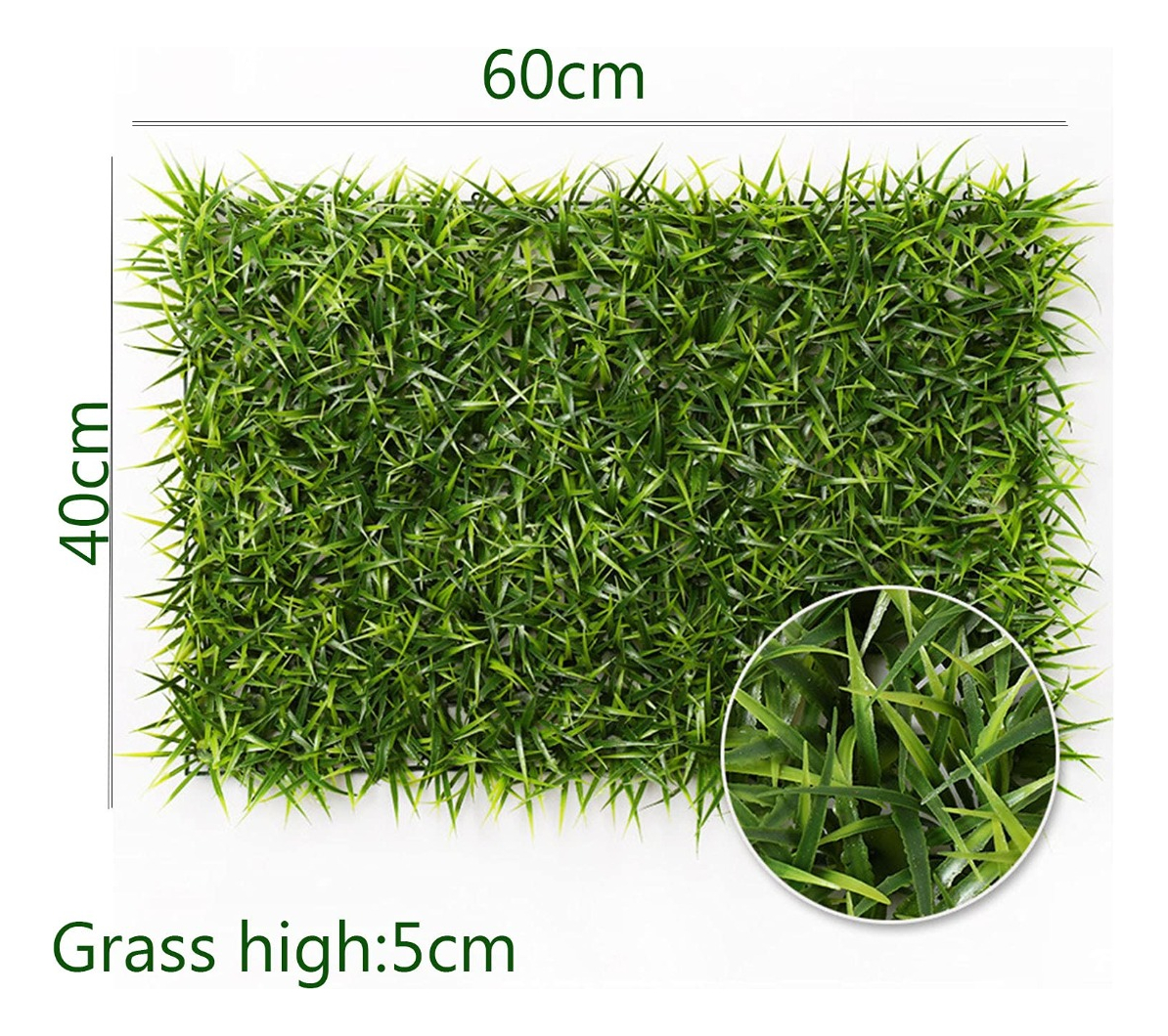 SET 2 PLANTA CESPED ARTIFICIAL TAPETE DECORACION HOGAR LAU - 10