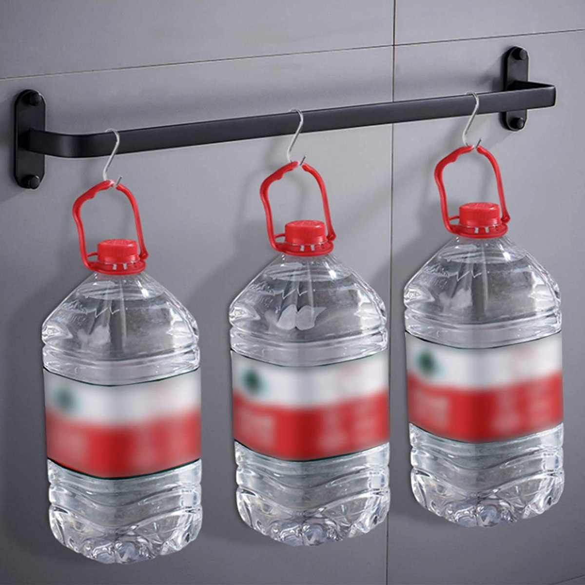 TOALLERO DE BARRA INDIVIDUAL COCINA BAÑO PARED SOPORTE LAU - 3