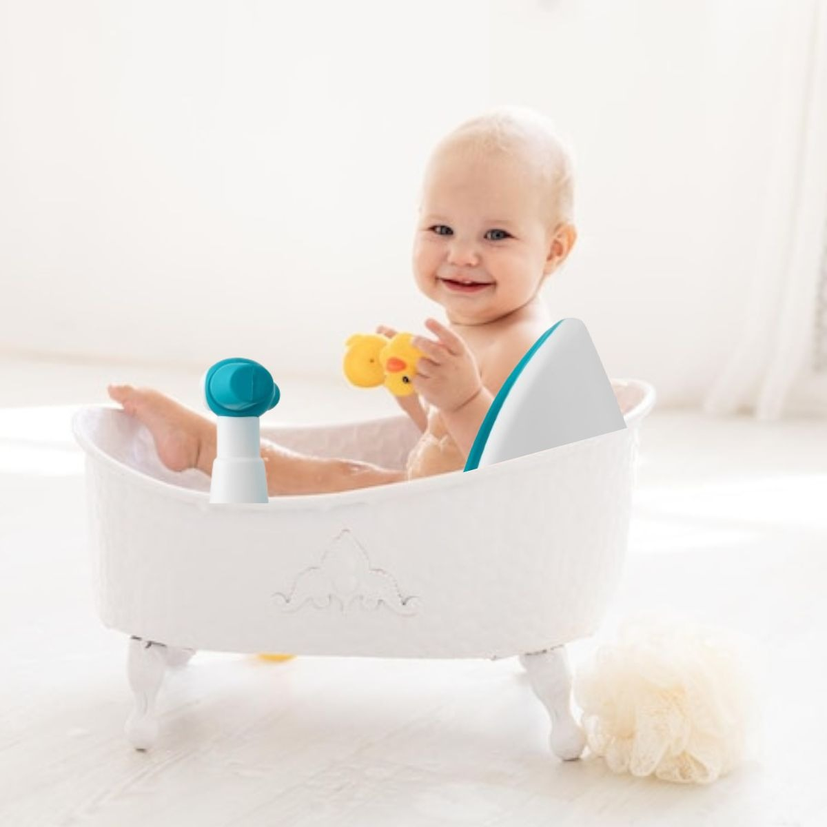 SILLA DE TINA BAÑERA ASIENTO RESPALDO ERGONOMICO BEBES LAU - 2