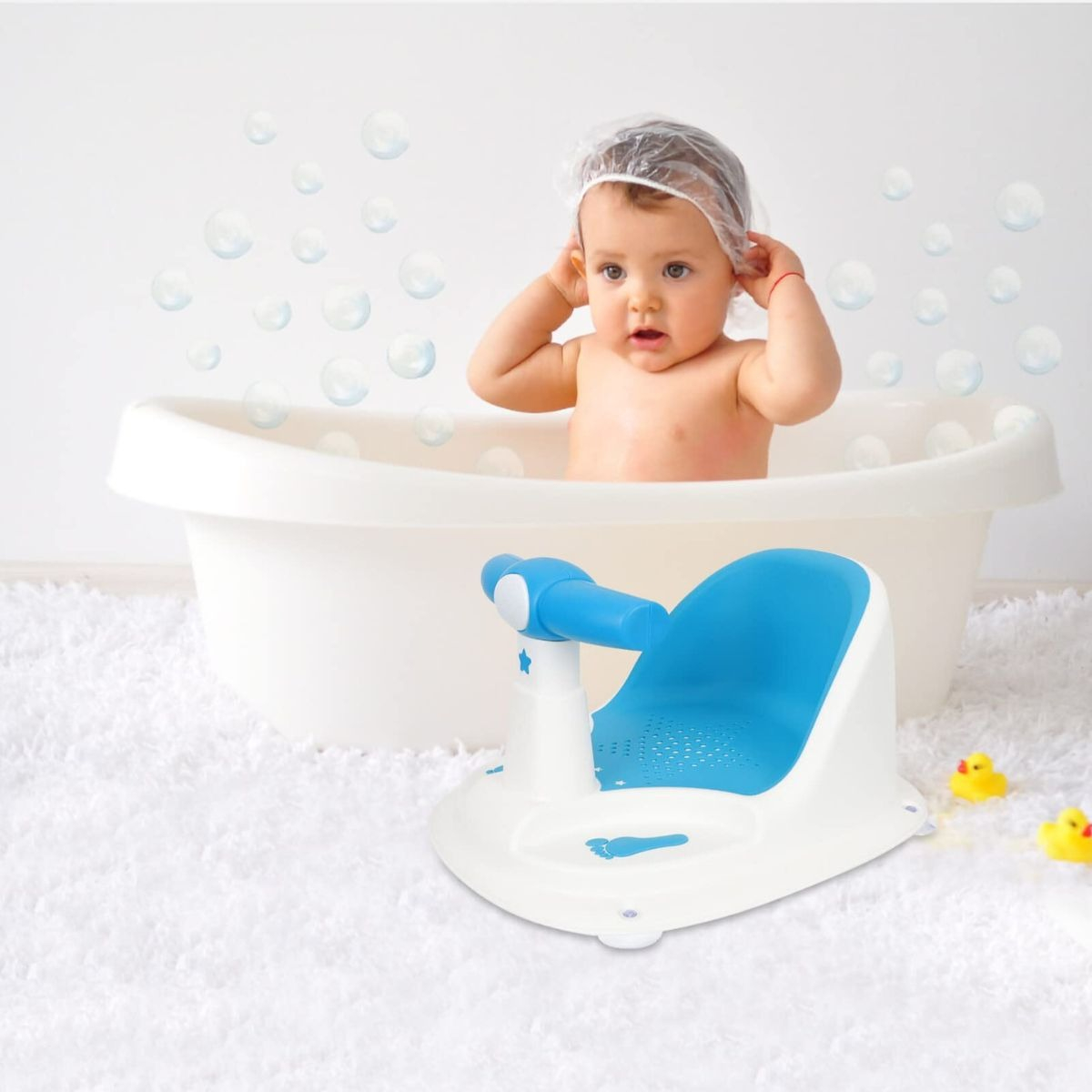 SILLA DE TINA BAÑERA ASIENTO RESPALDO ERGONOMICO BEBES LAU - 5