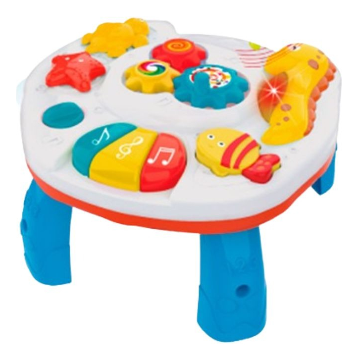 JUGUETE PARA BEBE 2 EN 1 MUSICAL MESA ACTIVIDADES LAU - 1