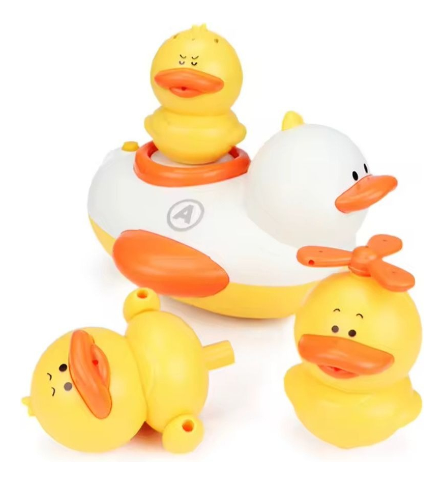 JUGUETE DE BAÑO PATOS AUTOMATICO ROCIADOR AGUA BEBE LAU - 7