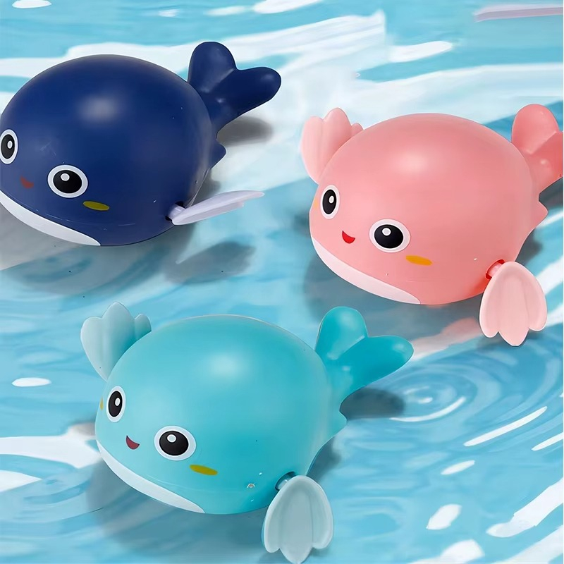 SET 6 JUGUETES DE BAÑO FORMA BALLENA ACUATICO DIVERTIDO LAU - 9