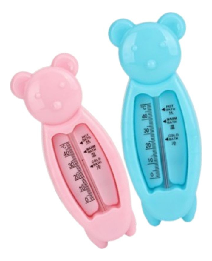 SET 6 TERMOMETRO DE BAÑO AGUA FORMA OSO TEMPERATURA BEBE LAU - 3