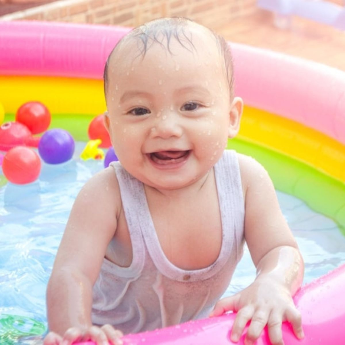 PISCINA INFLABLE REDONDA PVC PATIO INTERIOR HOGAR NIÑOS LAU - 8