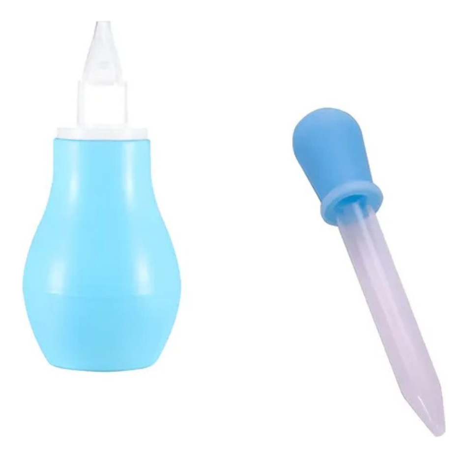SET 6 ASPIRADOR NASAL MANUAL REUTILIZABLE SUAVE BEBE LAU - 1