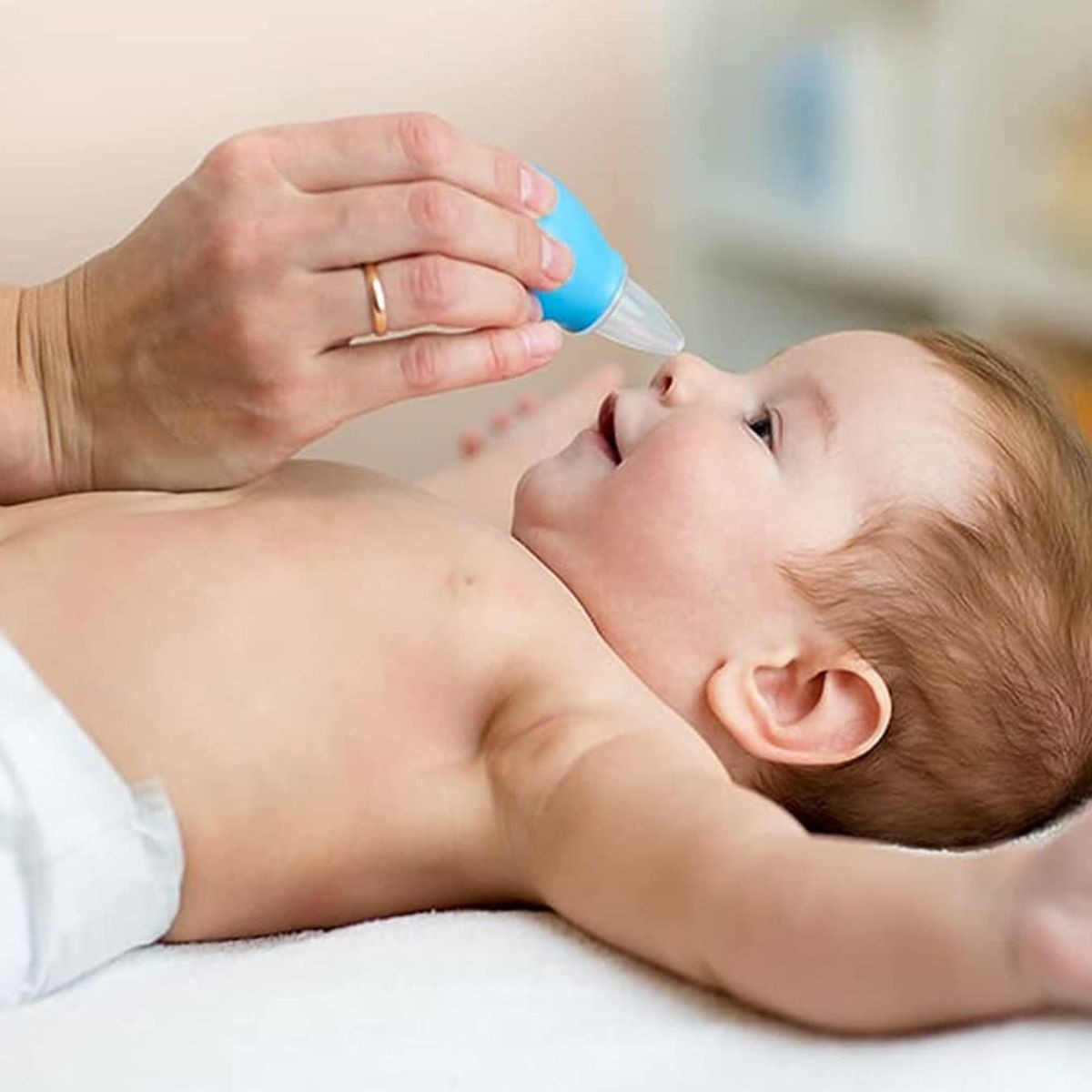 SET 6 ASPIRADOR NASAL MANUAL REUTILIZABLE SUAVE BEBE LAU - 2
