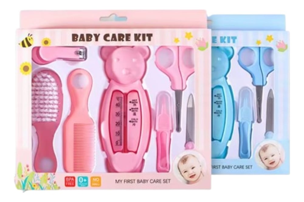 2 KITS DE CUIDADO INICIAL BEBE 7 PIEZAS COMODO LAU - 1