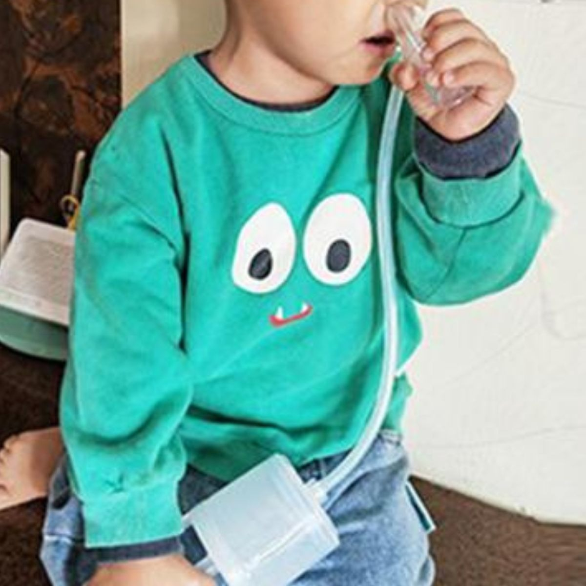 ASPIRADOR NASAL MANUAL SUAVE HIGIEBE BEBE LAU - 3
