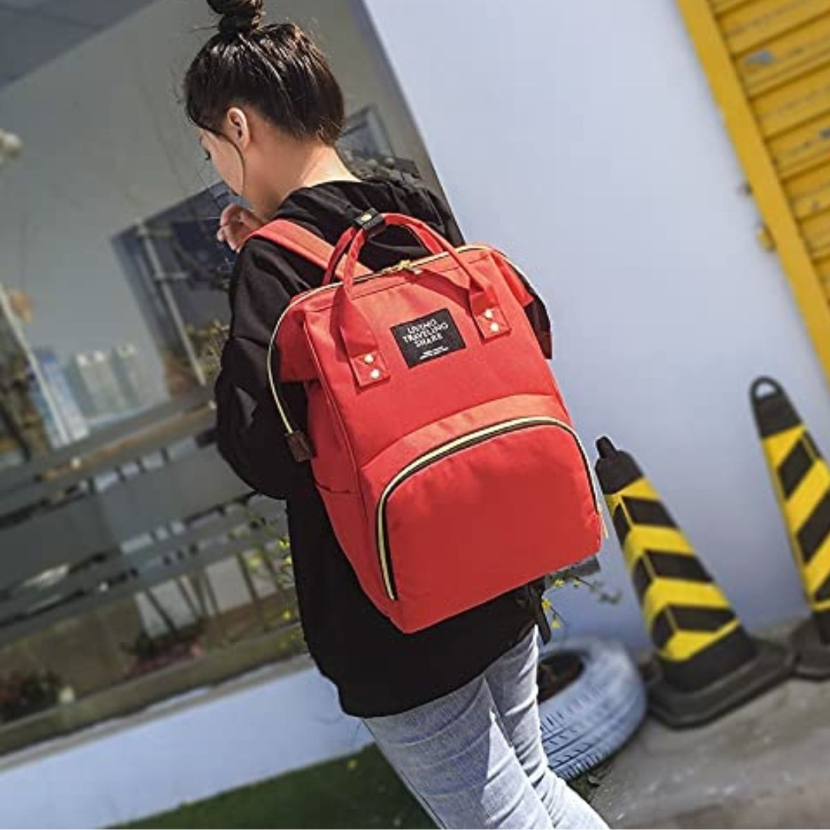 MOCHILA GRANDE IMPERMEABLE PARA ORGANIZADOR VIAJE BEBE LAU - 8