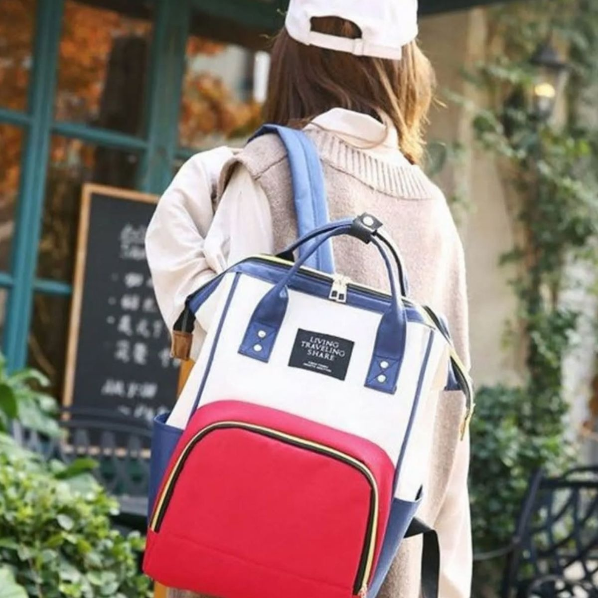 MOCHILA GRANDE IMPERMEABLE PARA ORGANIZADOR VIAJE BEBE LAU - 9