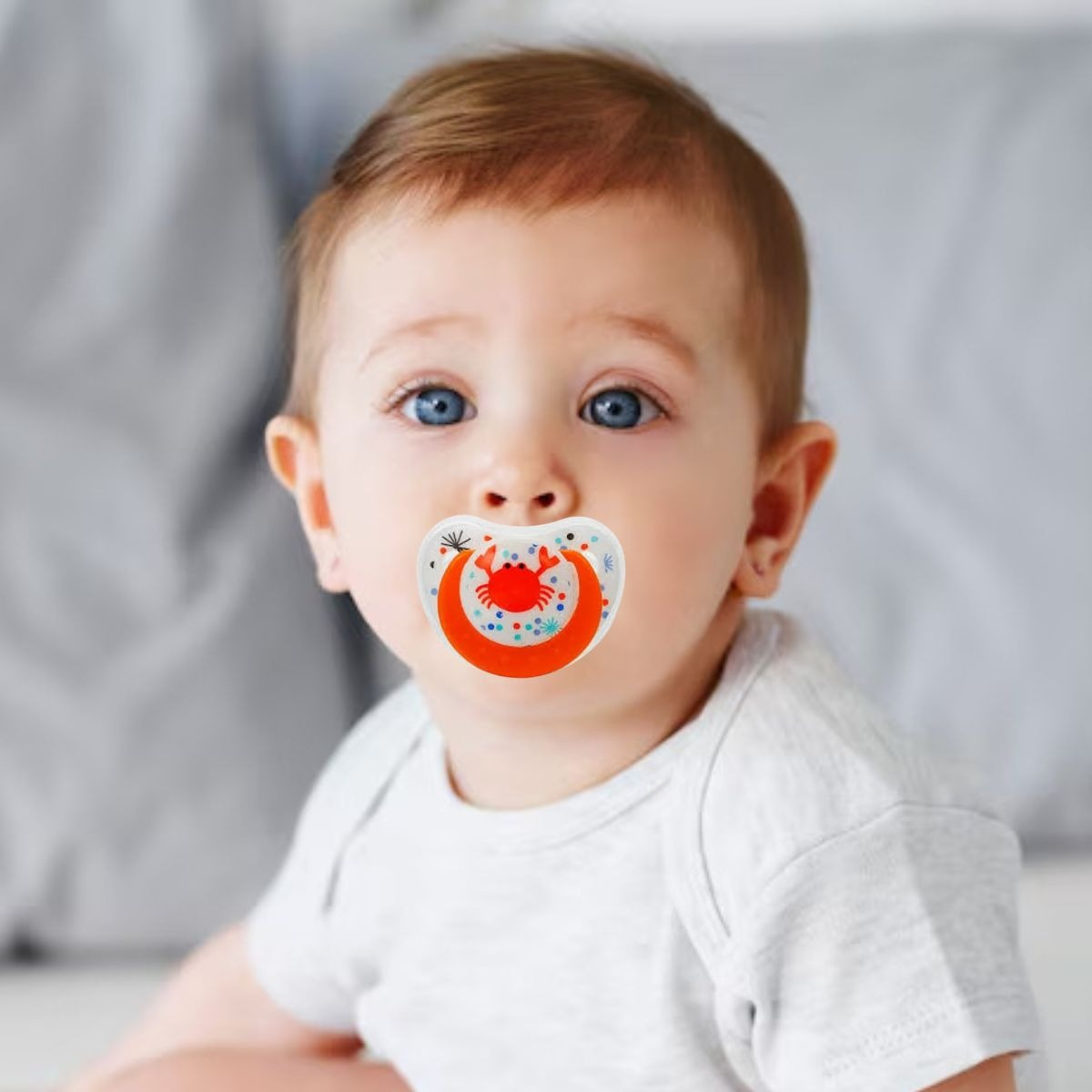 SET 6 CHUPETE ANATOMICO 0-6 M SEGURO COMODO BEBE LAU - 7