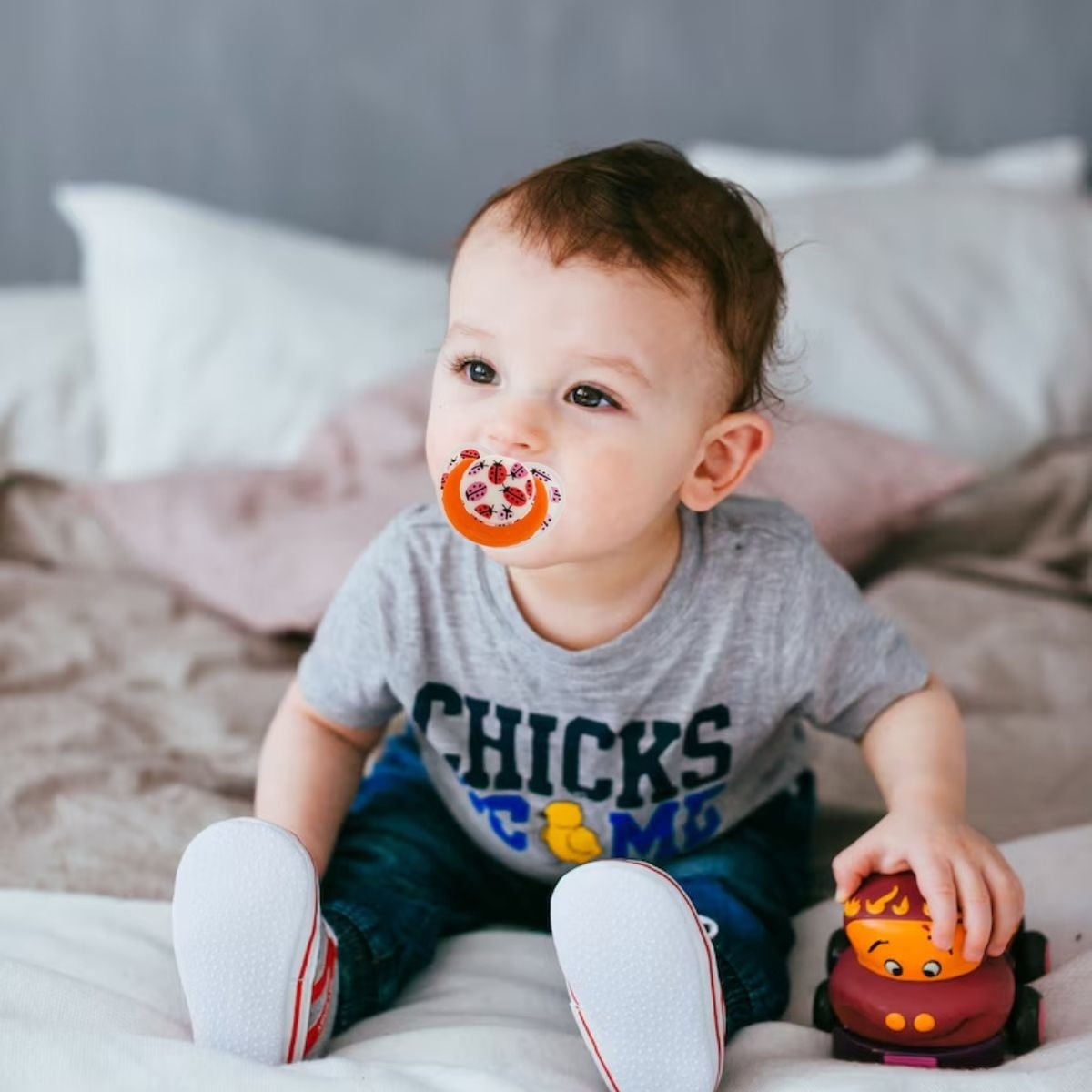 SET 6 CHUPETE ANATOMICO 0-6 M SEGURO COMODO BEBE LAU - 8