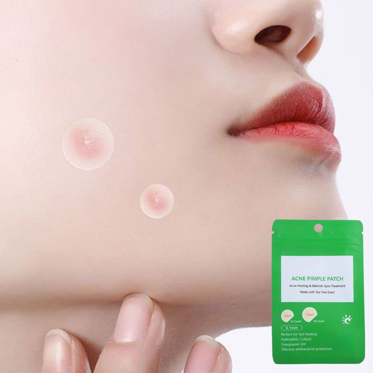 SET 4 PARCHES PARA ACNE INVISIBLE ABSORBENTE CORRECTOR LAU - 3