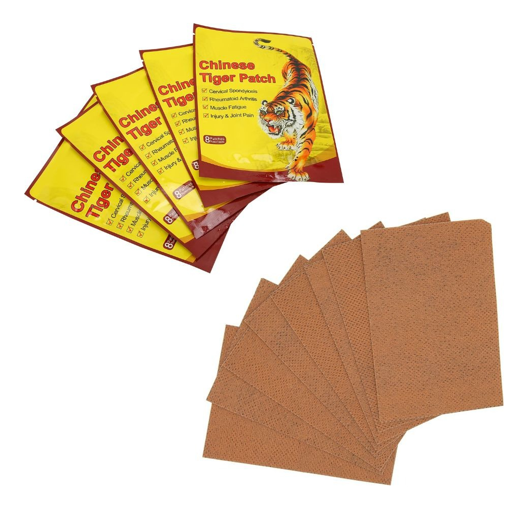 SET 5 PARCHES TIGRE ANALGESICO DÓLAR MUSCULAR ARTICULAR LAU - 7