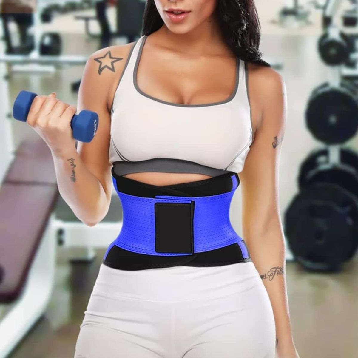 SET 2 FAJAS MOLDEADORA REDUCTOR CINTURA HOMBRES MUJERES LAU - 4