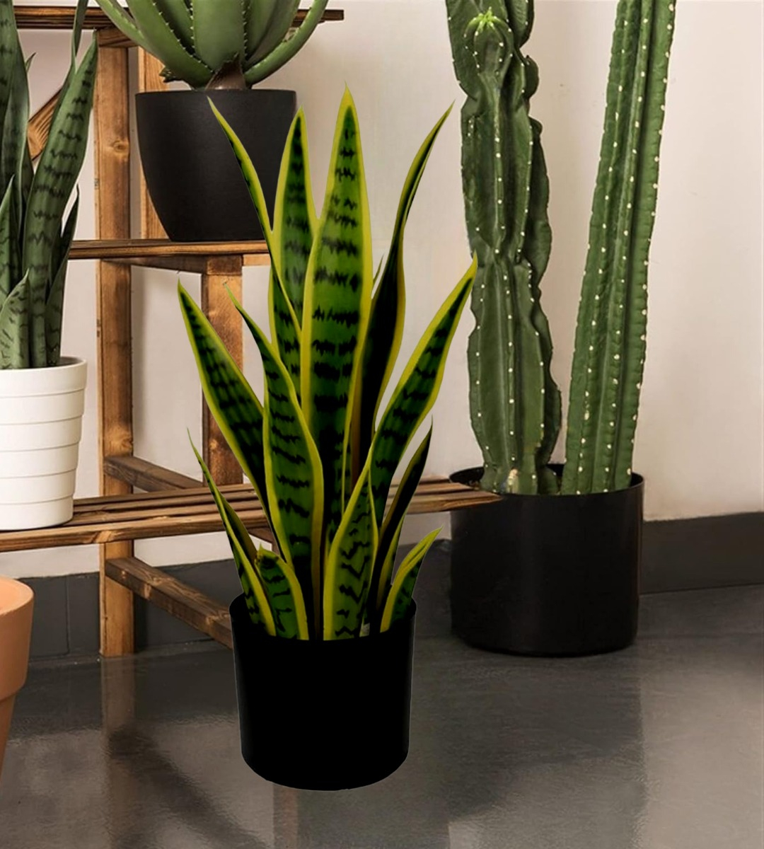 PLANTA ARTIFICIAL DECORATIVA CREATIVA MACETA HOGAR JHN - 9