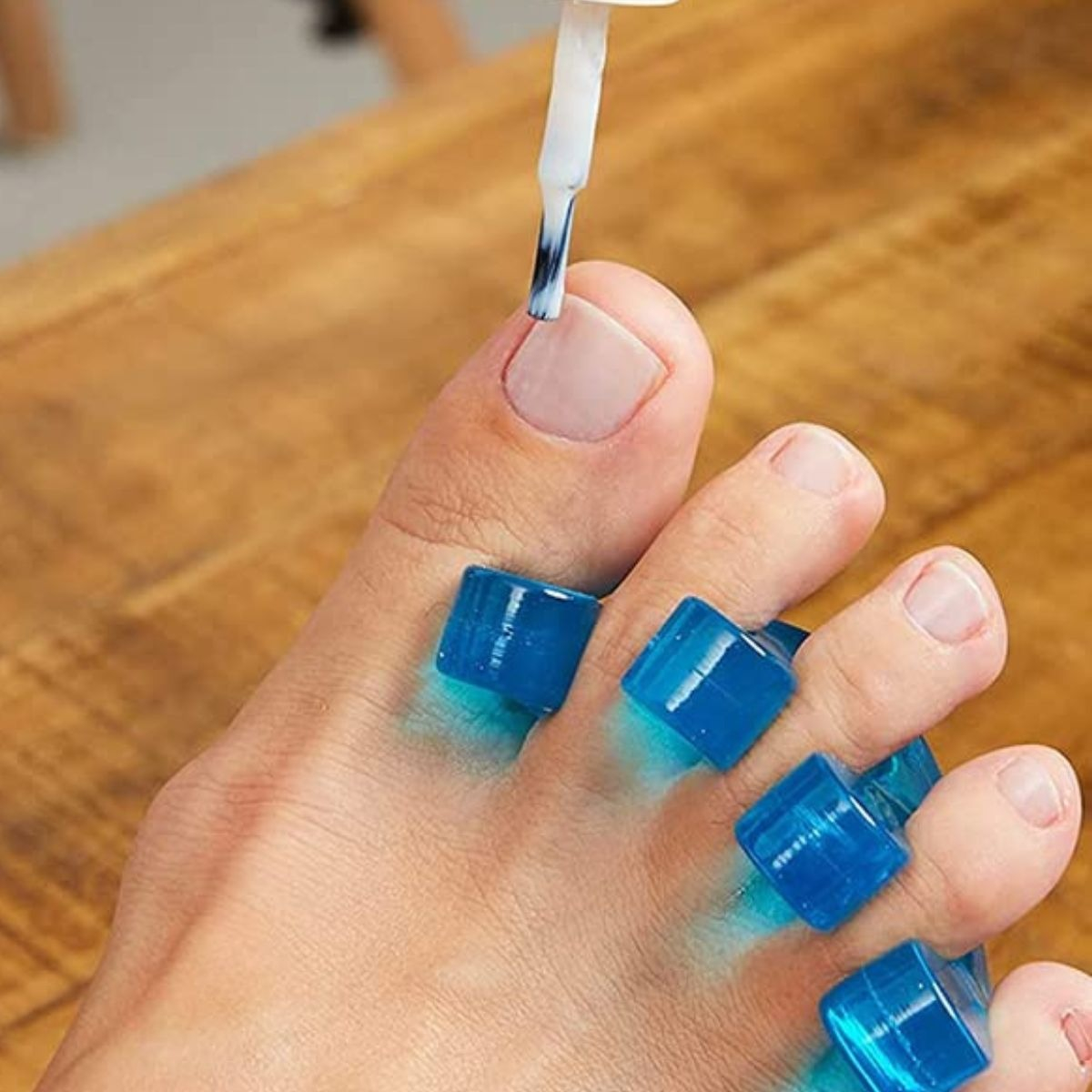 SET 7 SEPARADOR DE DEDOS SILICONA MULTICOLOR PEDICURA LAU - 6