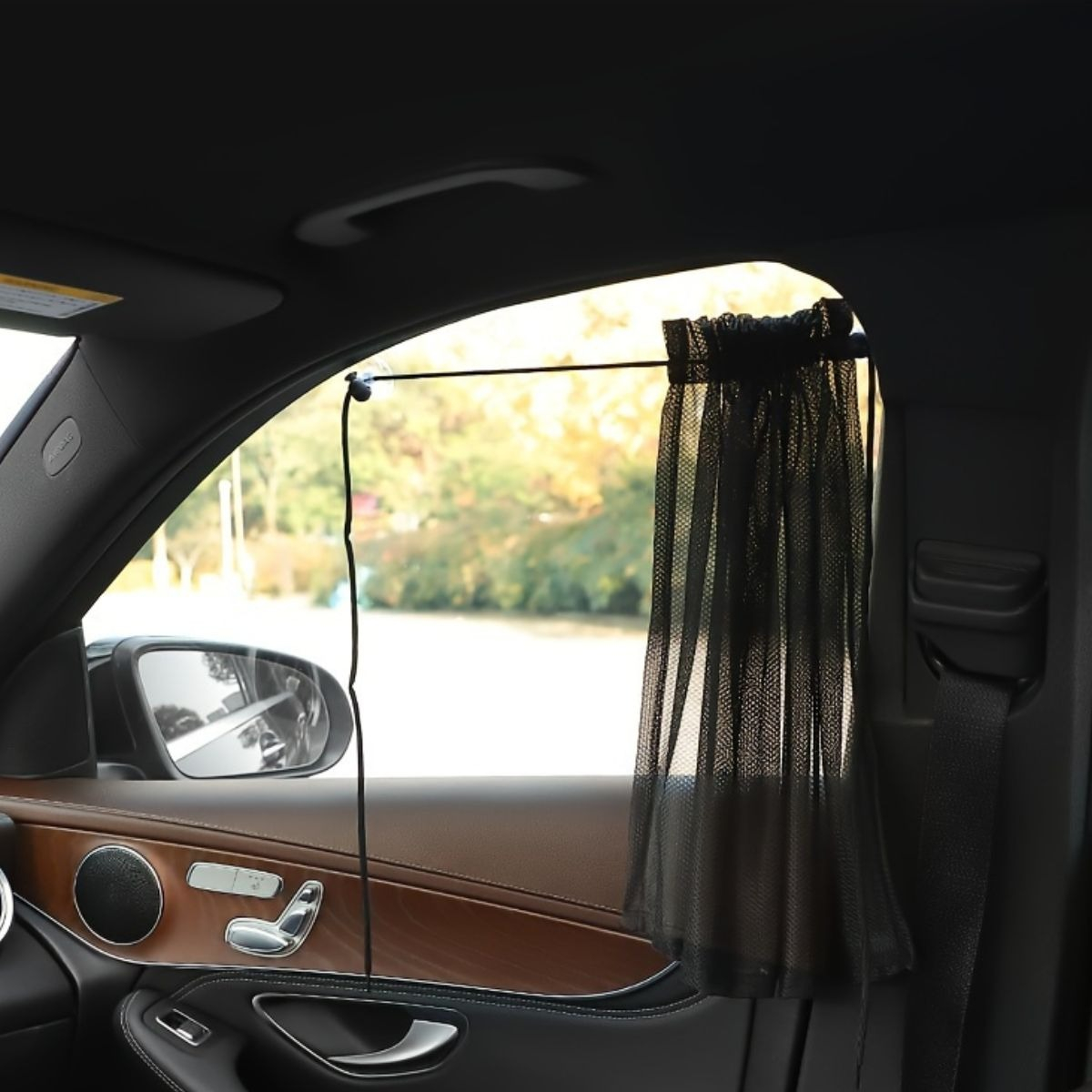 SET 3 CORTINAS PARASOL VENTANA AUTO PROTECCION SOLAR LAU - 2