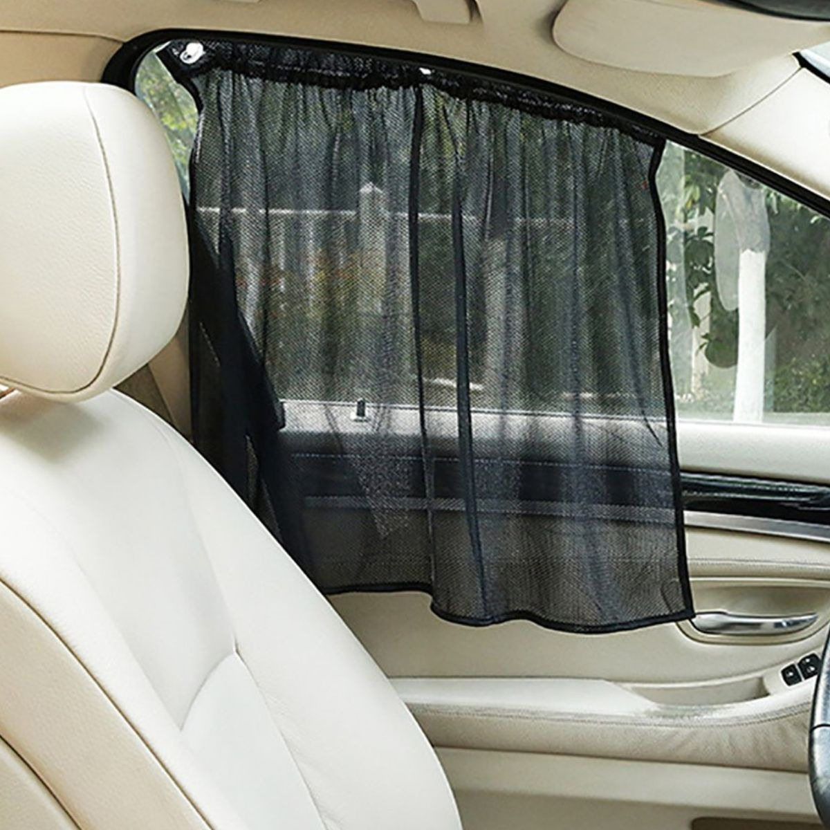 SET 3 CORTINAS PARASOL VENTANA AUTO PROTECCION SOLAR LAU - 9