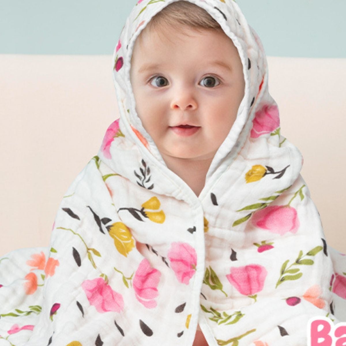 MANTA DE APEGO MUSELINA SUAVE LIGERA PARA BEBE LAU - 2