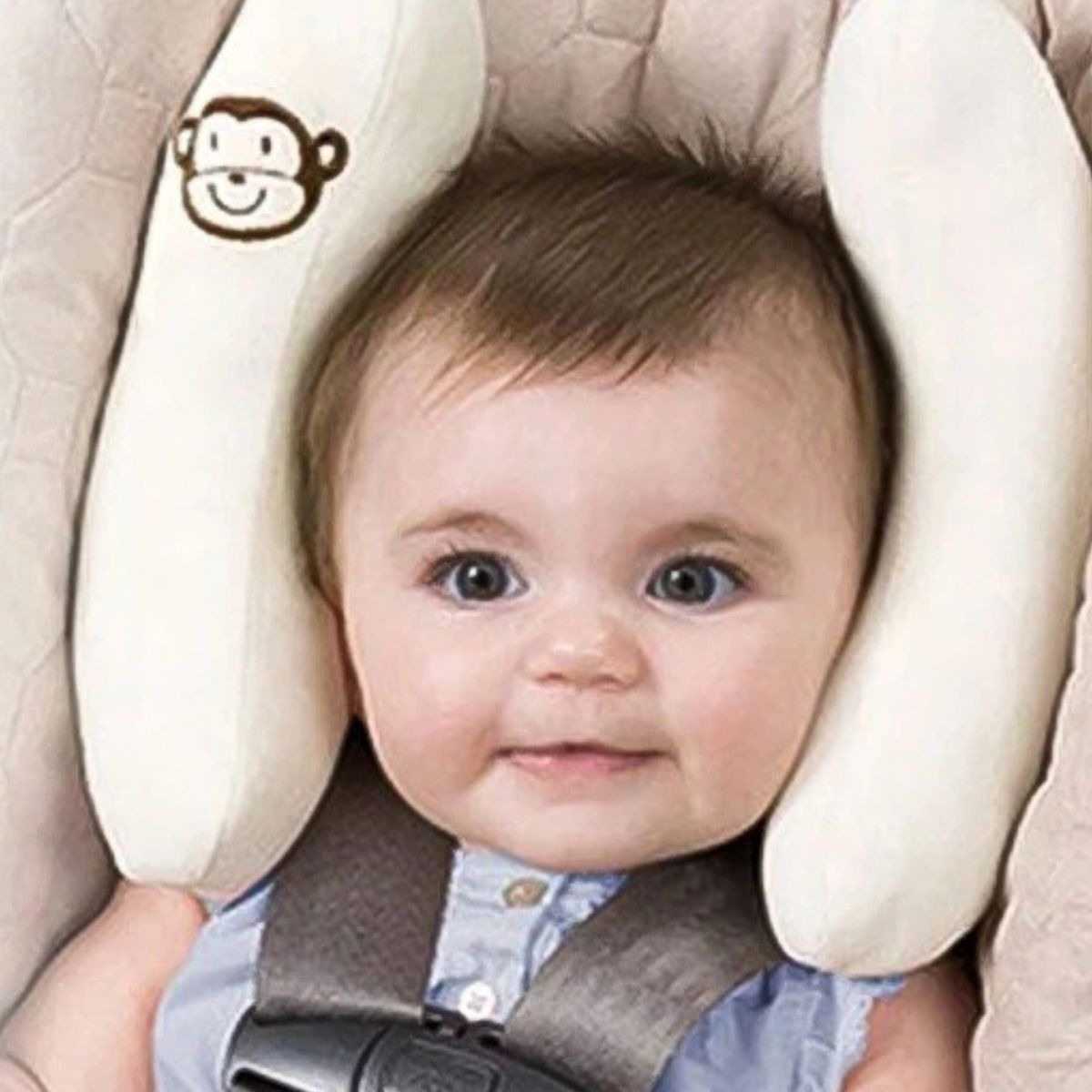 COJIN ALMOHADA SOPORTE CABEZA CUELLO AJUSTA SUAVE BEBE LAU - 3