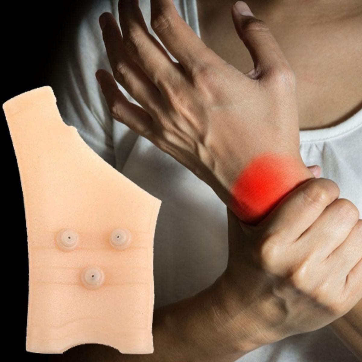 SET 3 MUÑEQUERAS ELASTICA DE COMPRESION ALIVIO DOLOR LAU - 3